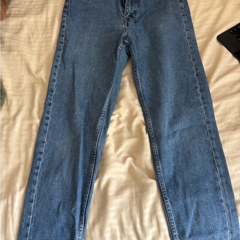 Zara Blue Straight Leg Jeans